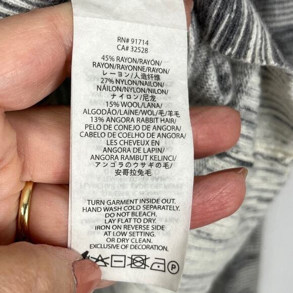 Armani Exchange Men’s Gray Patterned Cardigan | Lightweight Button-Up | Size S - Picture 8 of 8